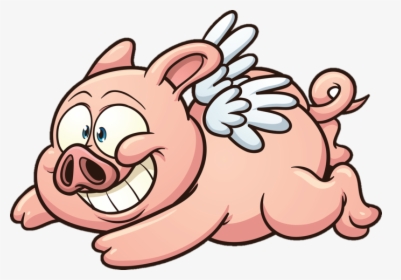 Cute Cartoon Flying Pigs, HD Png Download, Transparent PNG