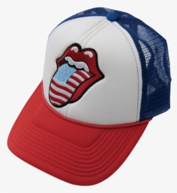 Transparent Rolling Stones Tongue Png - Rolling Stones Trucker Hat, Png Download, Transparent PNG