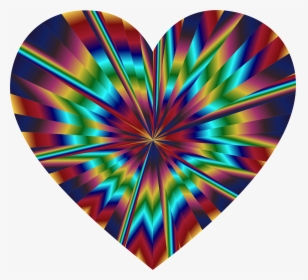Starburst Heart 7 Clip Arts - Fractal Art, HD Png Download, Transparent PNG