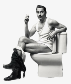 #blackandwhite #guy #dude #man #toilet #sitting #throne - Man Sitting On Toilet Png, Transparent Png, Transparent PNG