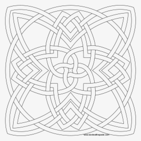 Celtic Patterns, Celtic Designs, Celtic Quilt, Coloring - Black And White Geometric Photography, HD Png Download, Transparent PNG