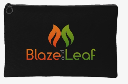 Blaze And Leaf Black Pot Pouch - Wallet, HD Png Download, Transparent PNG