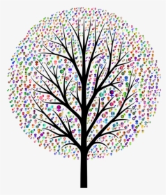 Chromatic Gender Symbols Tree - Handprint Tree Tree Happy Fathers Day, HD Png Download, Transparent PNG