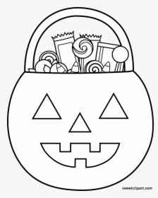 Halloween Candy Coloring Page, HD Png Download, Transparent PNG