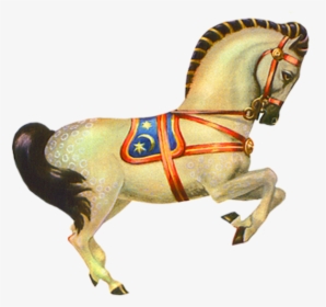Carousel Horse Png - Vintage Circus Clipart Transparent, Png Download, Transparent PNG