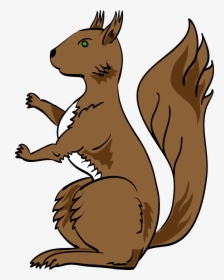 Transparent Squirrel Silhouette Png - Squirrel Coat Of Arms, Png Download, Transparent PNG