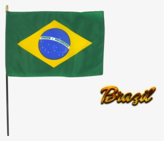 Brazil Flag Png Free Background - Brazil Flag, Transparent Png, Transparent PNG