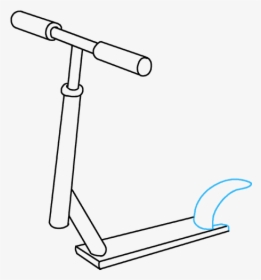 How To Draw Scooter - Easy Drawings Of Scooters, HD Png Download, Transparent PNG