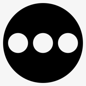 Three Dots - Circle, HD Png Download, Transparent PNG