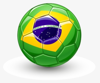 #brazil #worldcup2018 #fifa #russia #flag #flagbrazil - Soccer Ball Brazil Transparent, HD Png Download, Transparent PNG