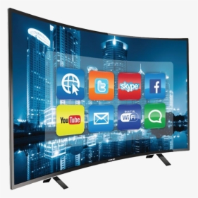Ntv4000csled - 43 Inch Smart Tv Curved, HD Png Download, Transparent PNG