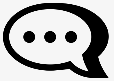 Three Dots In A Speech Bubble Svg Png Icon Free Download - Speech Bubble Dot Dot Dot, Transparent Png, Transparent PNG