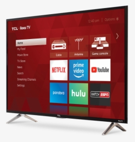 Tcl 43s517 Roku Smart 4k Tv, HD Png Download, Transparent PNG