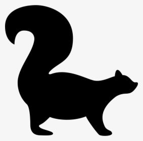 Squirrel Facing Right - Silhouette Squirrel Png, Transparent Png, Transparent PNG
