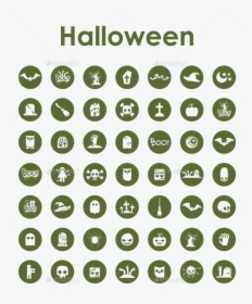 Set Of Halloween Simple Icons - Gobo Designs For Wedding, HD Png Download, Transparent PNG