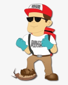 Get In Touch With A Quality Care Pest Control Representative - Cartoon, HD Png Download, Transparent PNG