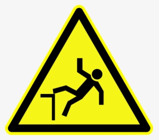 Falling Man Sign - Trip Hazard Warning Sign, HD Png Download, Transparent PNG