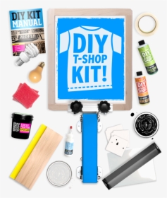 Shop Screen Printing Kit - Diy Screen Printing Kit, HD Png Download, Transparent PNG