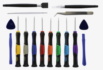16 Piece Precision Repair Tool Kit - Phone Repair Tools Png, Transparent Png, Transparent PNG