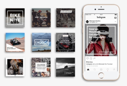 Transparent Instagram Mockup Png - Feature Phone, Png Download, Transparent PNG