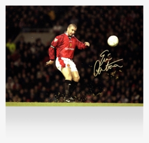 David Beckham Signed Mounted Photo Display Manchester - Eric Cantona Manchester United, HD Png Download, Transparent PNG