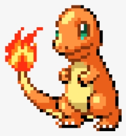 Charmander Pixel Png, Transparent Png, Transparent PNG