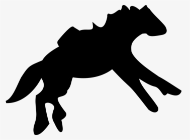Cowboys Running Silhouette Png, Transparent Png, Transparent PNG