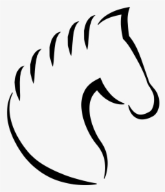 Swashes Vector Dog Tail - Contorno De Cabeça Cavalo, HD Png Download, Transparent PNG