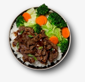 Transparent Cooked Meat Png - Steak Veggie Bowl Waba Grill, Png Download, Transparent PNG