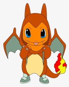 Charmander Vector Cool - Charmander In Charizard Costume, HD Png Download, Transparent PNG