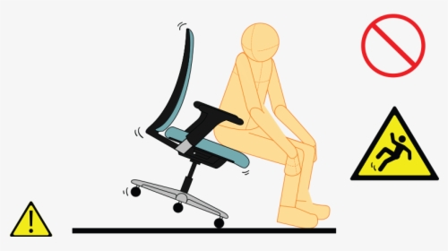 Please Don T Sit At The Exterior Region Of The Seat - Please Don T Seat On This Chair, HD Png Download, Transparent PNG