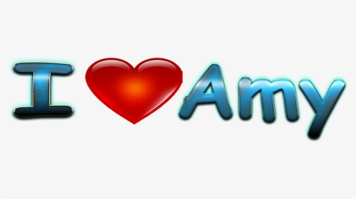 Amy 3d Letter Png Name - Heart, Transparent Png, Transparent PNG