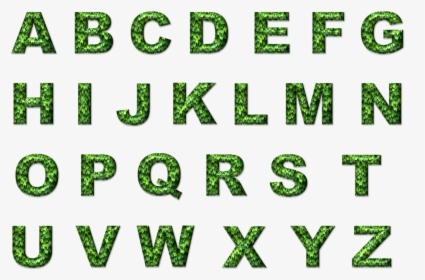 Alphabet, Environmental, Ecological, Green, Letters, - Abc Words, HD Png Download, Transparent PNG