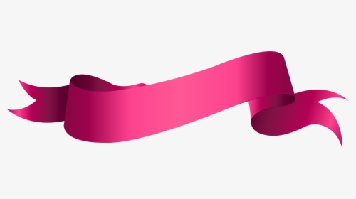 Banner Pink Png Clip Art Transparent Image - Banner Pink Ribbon Png, Png Download, Transparent PNG