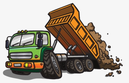 Car Dump Truck Vector Graphics Stock Photography - Cartoon Tipper Truck, HD Png Download, Transparent PNG