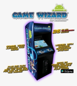 Game Wizard For Android Clipart , Png Download - Video Game Arcade Cabinet, Transparent Png, Transparent PNG