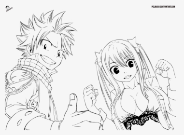 Papel Rasgado Lineart - Line Art Fairy Tail Lucy, HD Png Download, Transparent PNG