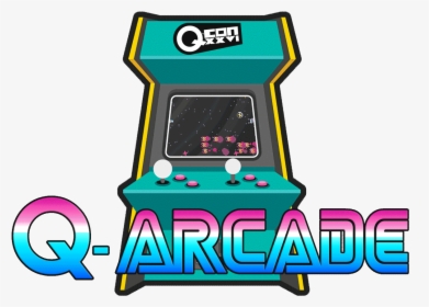 Q-arcade Logo - Video Game Arcade Cabinet, HD Png Download, Transparent PNG