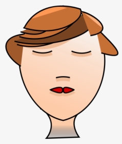Vector Illustration Of Woman S Head From Art Deco Comic - Woman's Head Cartoon, HD Png Download, Transparent PNG
