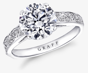 A Graff Round Brilliant Cut Daimond Laurence Graff - Pre-engagement Ring, HD Png Download, Transparent PNG