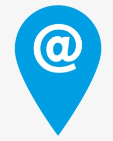 Blue Email Icons - Location Email Icon Png, Transparent Png, Transparent PNG
