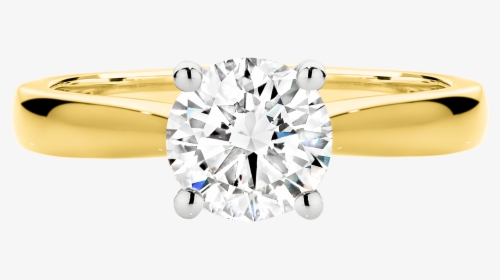 The Solitaire Round Diamond Engagement Ring - Pre-engagement Ring, HD Png Download, Transparent PNG