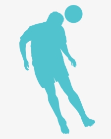 Soccer Silhouette Svg Cut File - Soccer Player, HD Png Download, Transparent PNG