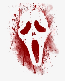 Scream Face De Pânico By Adriano Ott - Blood Face Png, Transparent Png, Transparent PNG