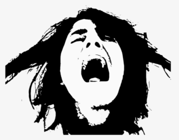 ✜▫▪▫✜▫▪ ♀ ▪▫✜▫▪▫✜ - Woman Scream Face Draw, HD Png Download, Transparent PNG