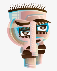 Abstract Face-1573645068 - Abstract Face Png, Transparent Png, Transparent PNG