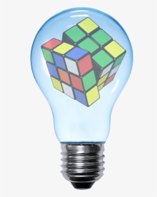 #bombilla - Rubik's Cube Clipart, HD Png Download, Transparent PNG