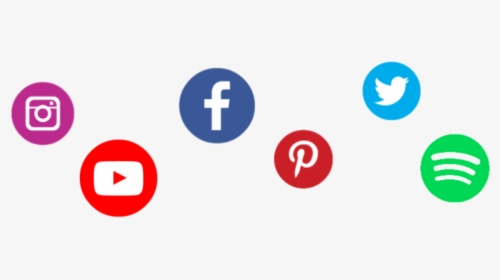 Logo Facebook Instagram Youtube Spotify Png, Transparent Png, Transparent PNG