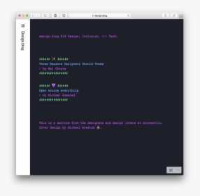 Issue 19 With Mel Choyce On Three Reasons Designers - Sublime Text C Code, HD Png Download, Transparent PNG