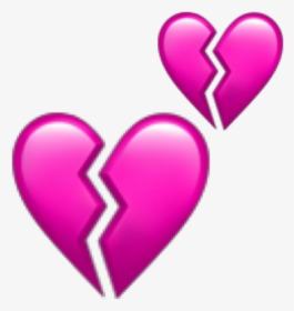 Broken Heart Ios Emoji, HD Png Download, Transparent PNG